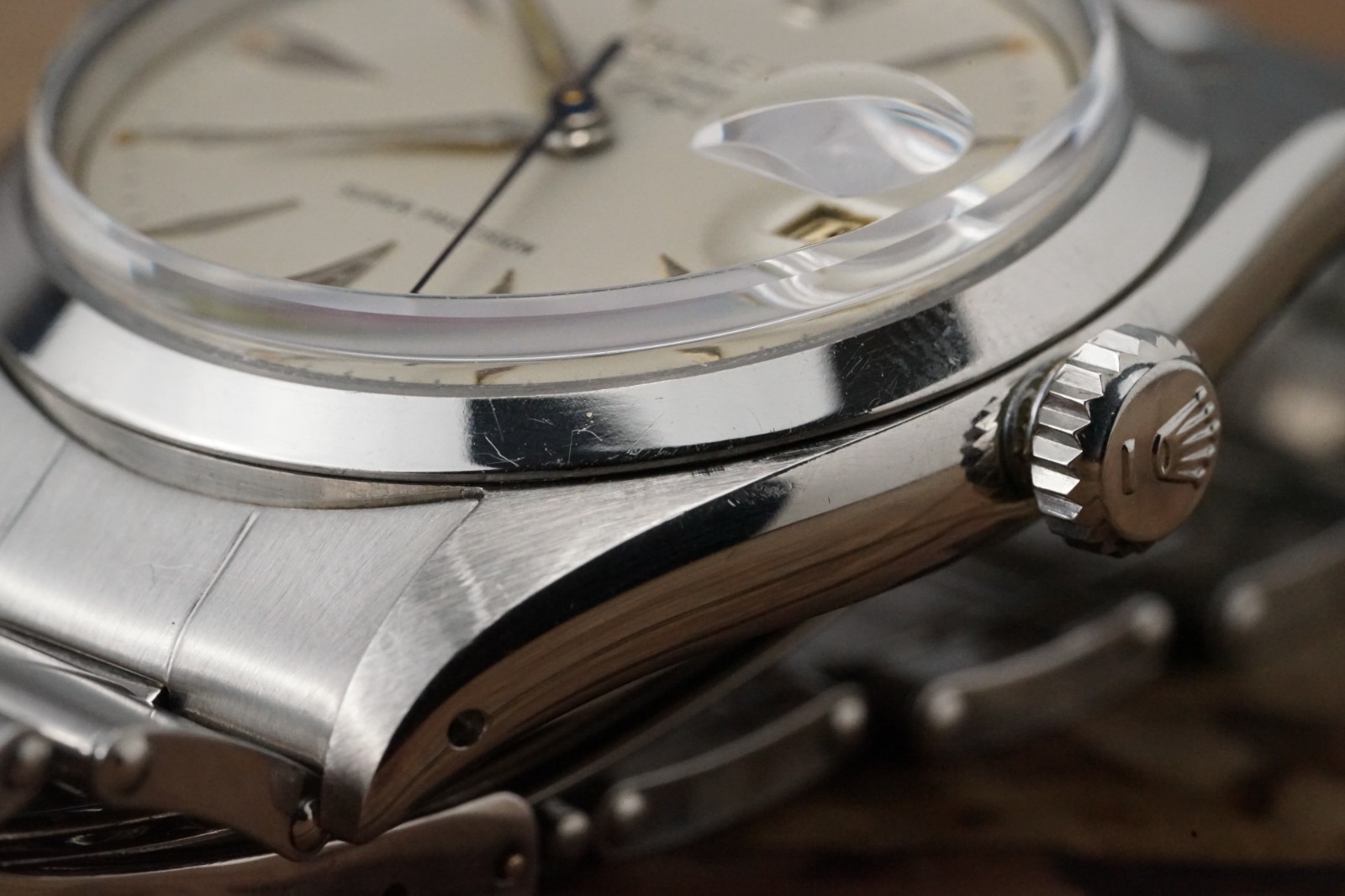c.1960 Serviced ROLEX Vintage Air-King-Date 5700 34mm cal.1530 #1541