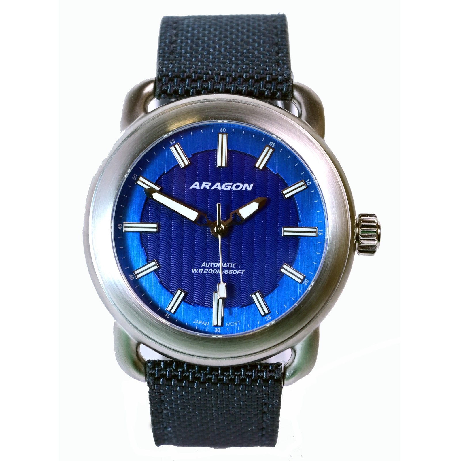Aragon 44mm Millipede EVO watch with NH35 movement 200 meters NEW