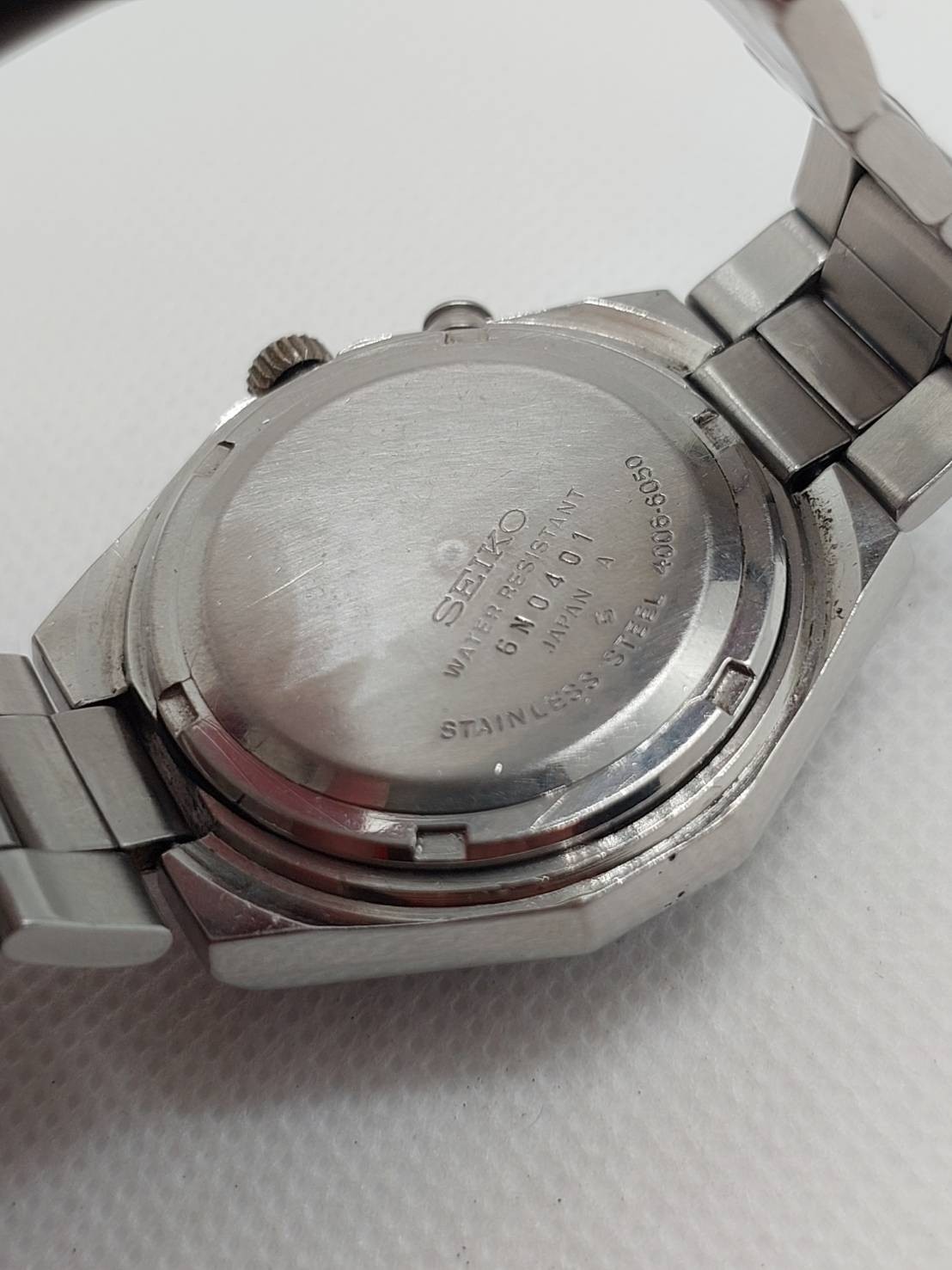 Vintage 1976 Seiko Bell-Matic Automatic Alarm System Blue Dial with Day-Date
