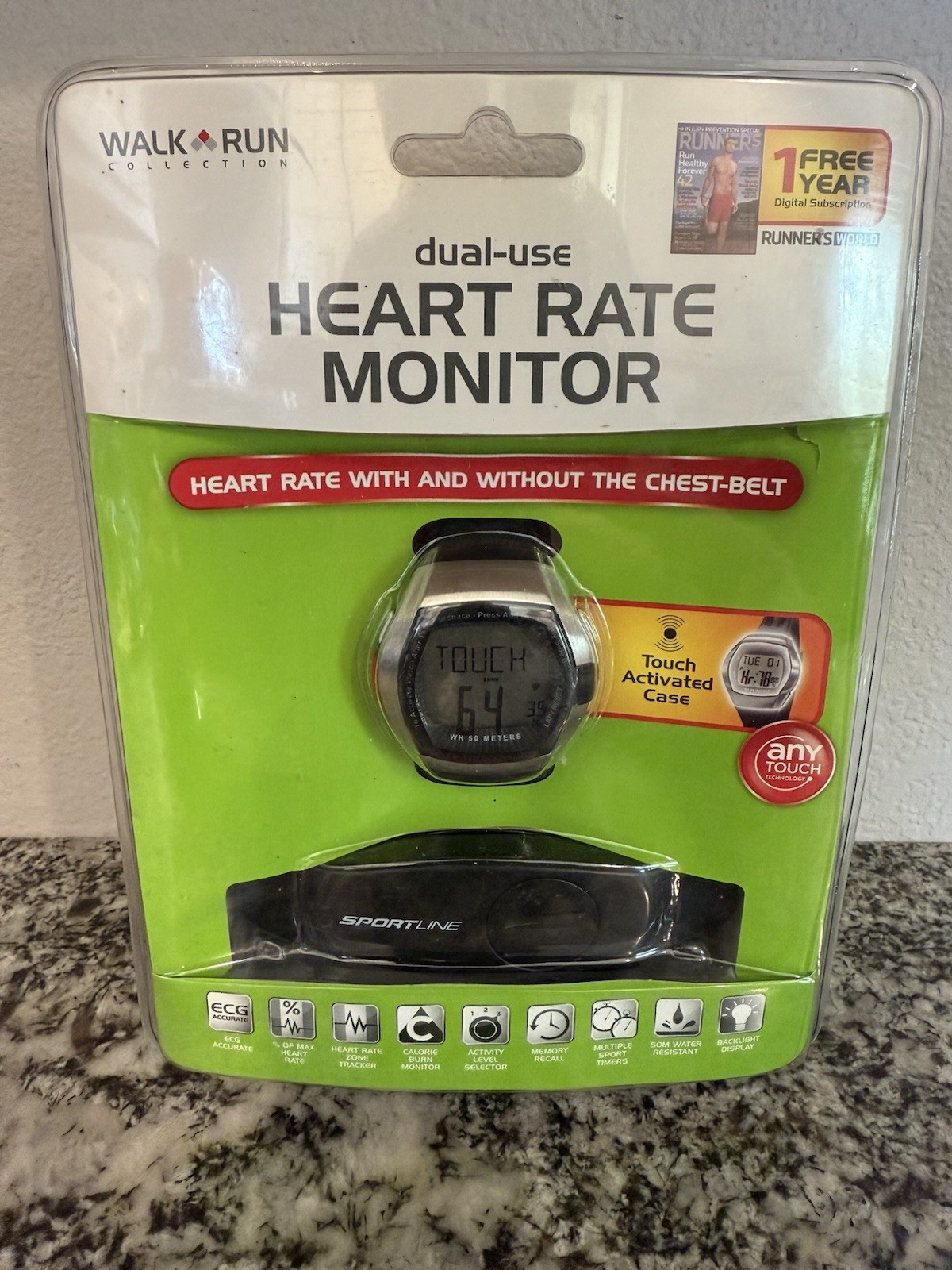 Sportline Duo 1010 Dual Use Heart Rate Monitor – 15 Functions – Chest-Belt