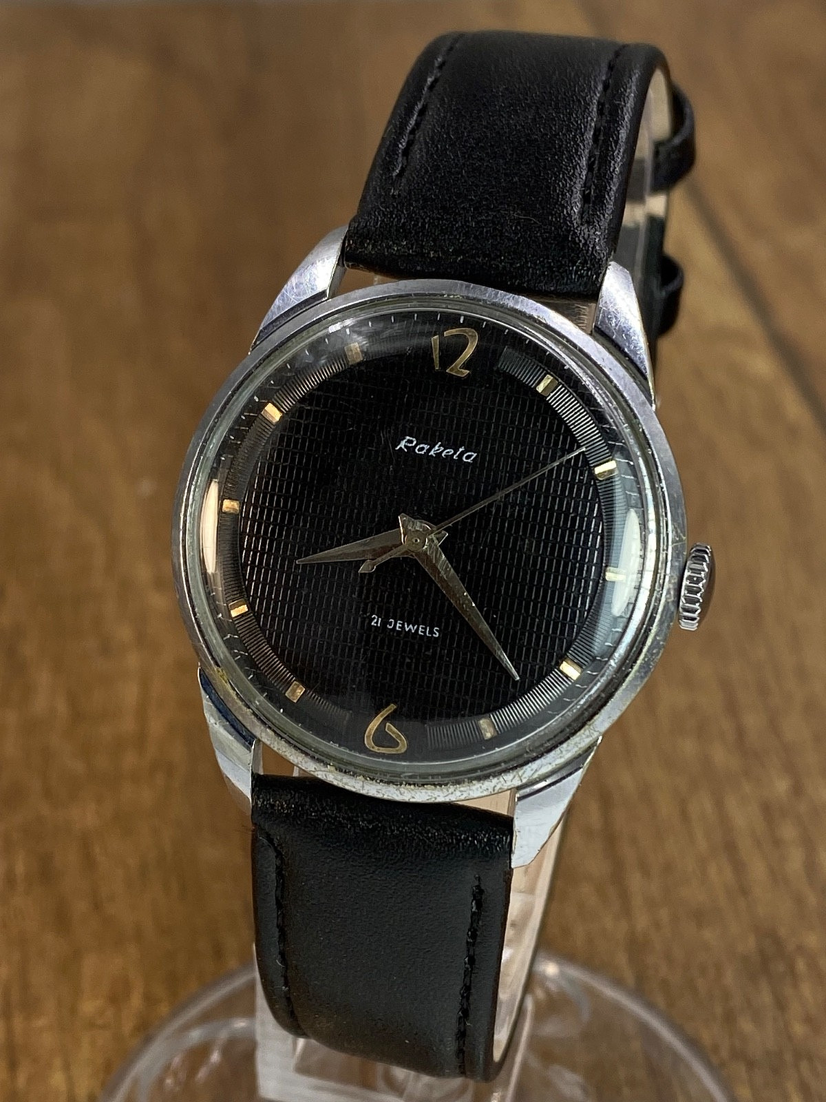 Raketa Baltika mechanical 21j vintage Soviet Era mens wristwatch USSR
