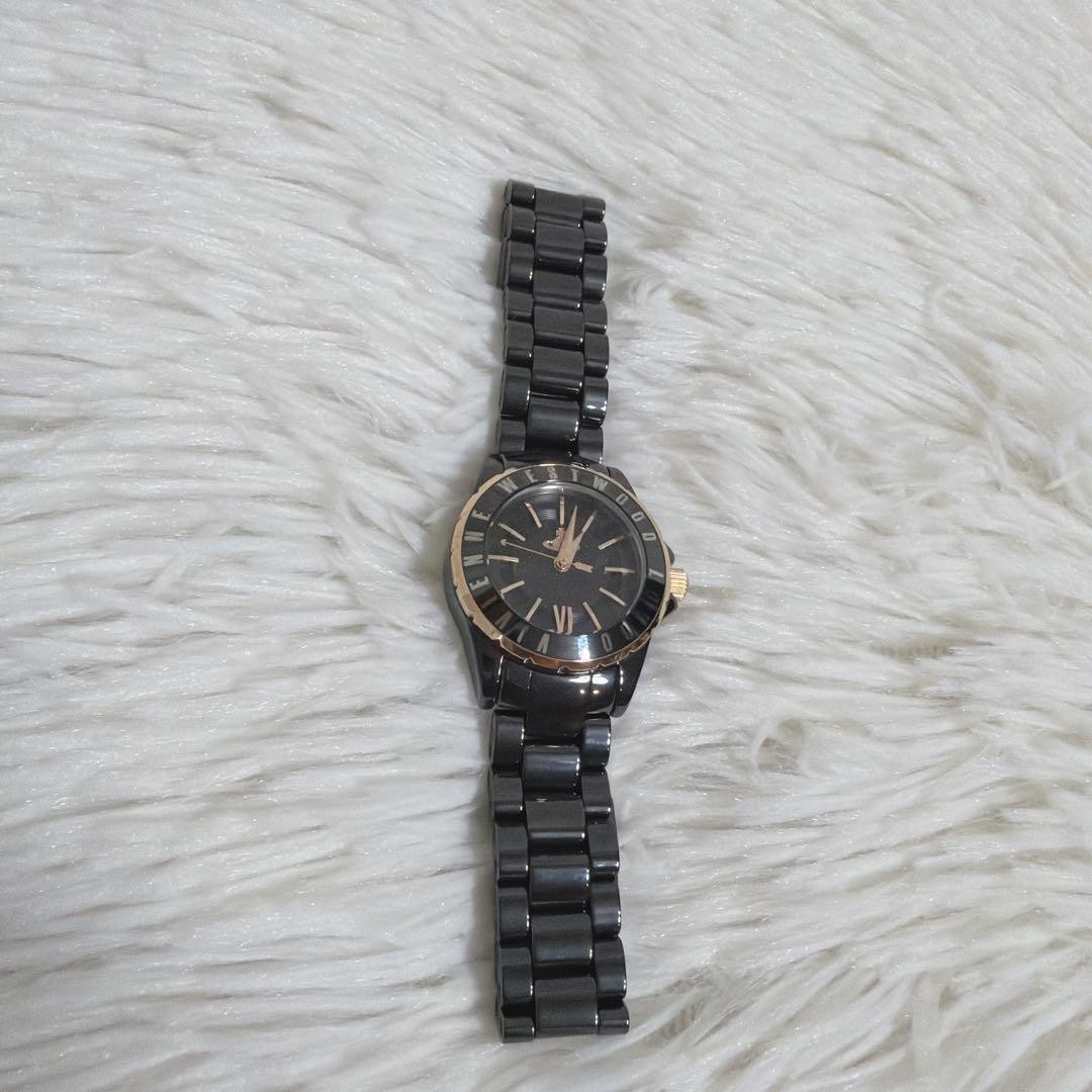 Working Vivienne Westwood Watch Quartz Gold Orb