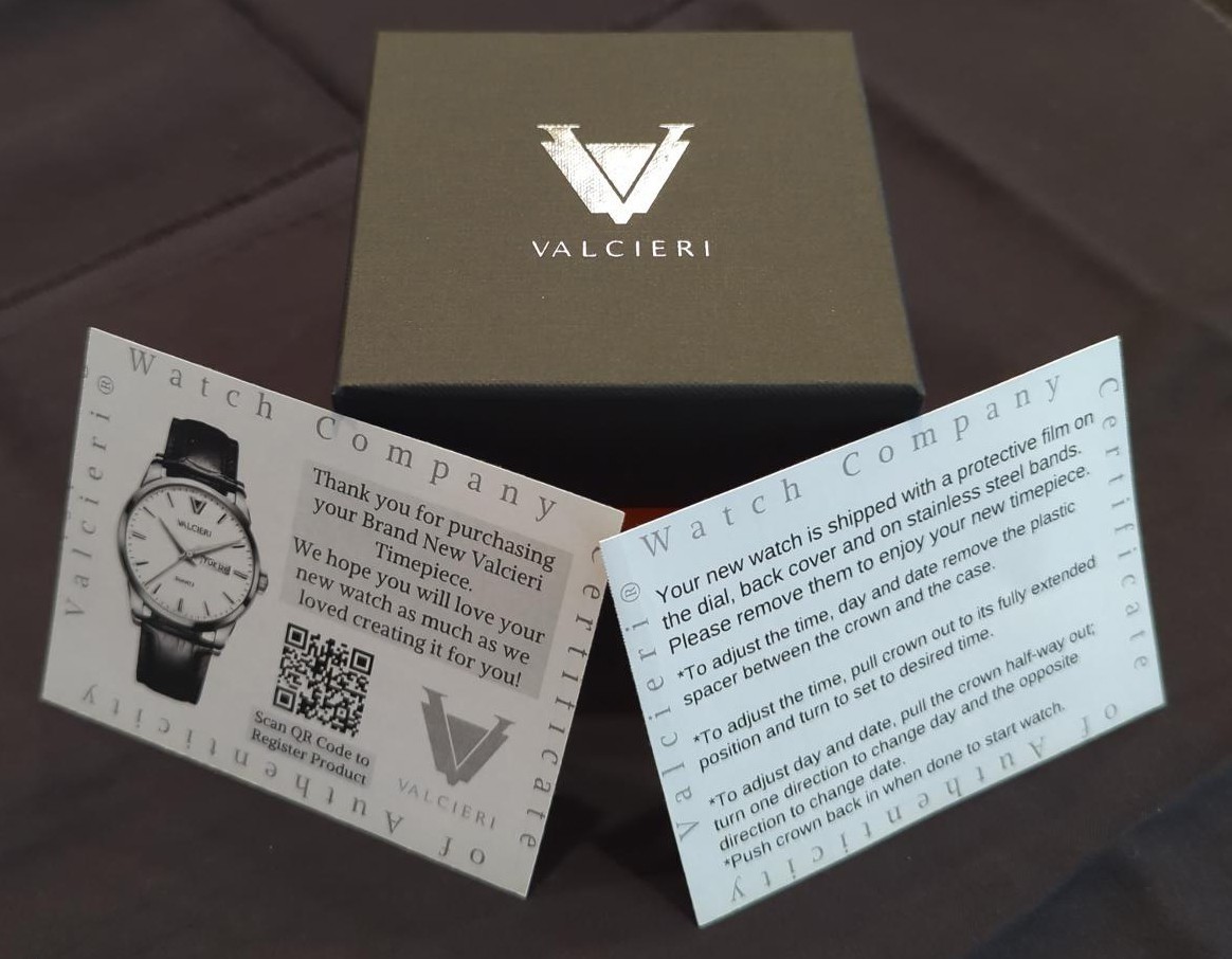 Valcieri Riviera Premium Men’s Quartz Watch – Brand New w/ Original Box/ Papers