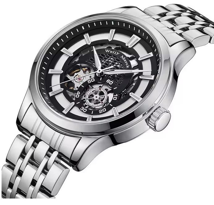 Welly Merck Automatic Mechanical Watch 095M-WM BNIB