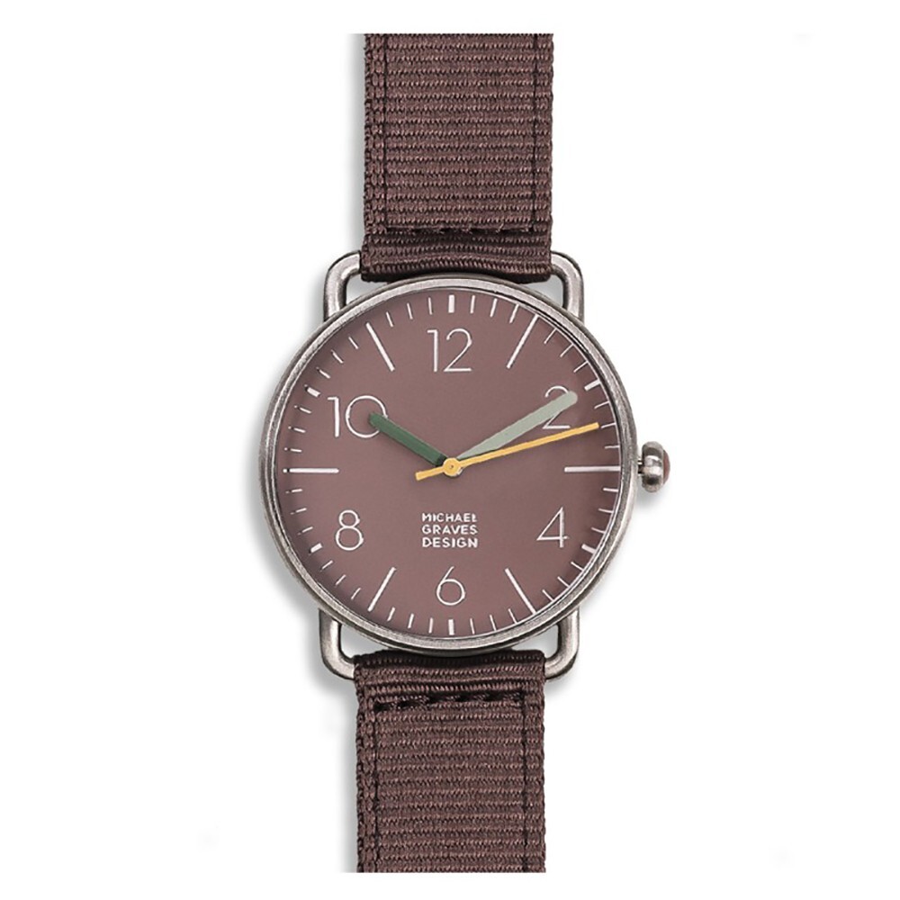 Projects Watches Witherspoon Quartz Steel Brown Fabric Unisex Watch