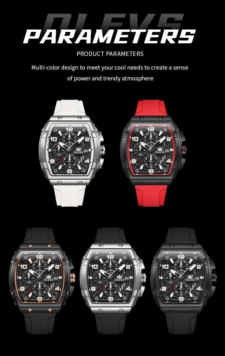 Luxury Men’s Chronograph Watch – Waterproof, Luminous & Stylish | Business Ready