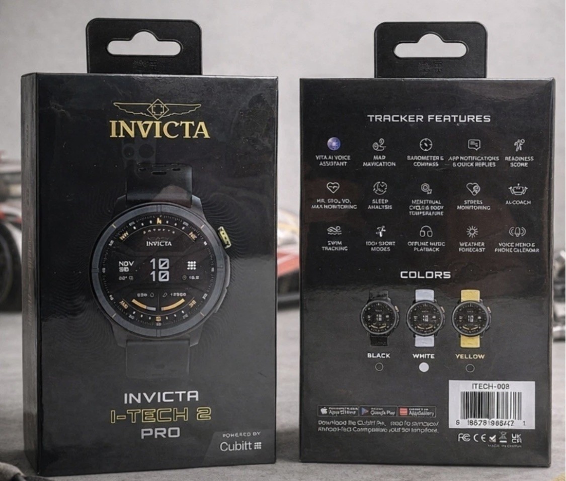 NEW Invicta I-Tech 2 Pro Unisex SmartWatch 46mm White ITECH-008 Sealed In Box