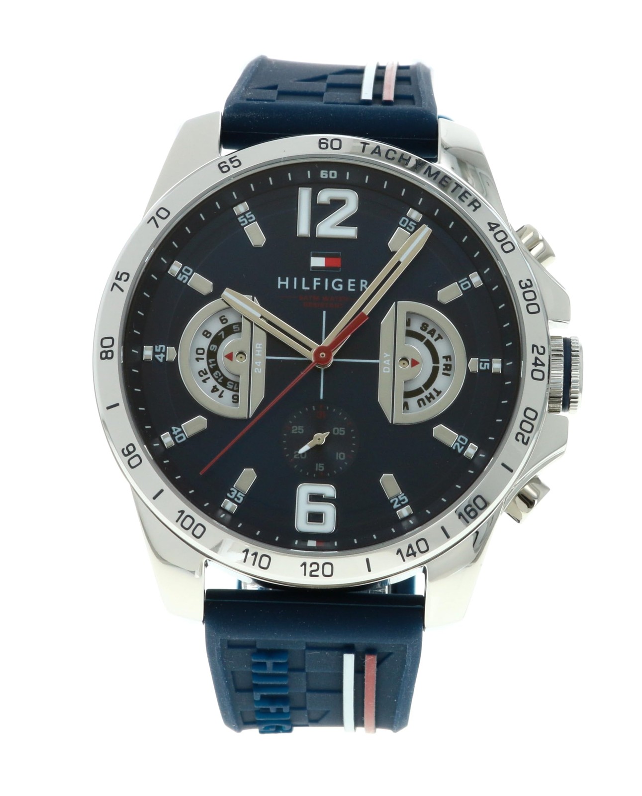 Tommy Hilfiger 1791476 DECKER Men’s Blue Dial Silicone Quartz Watch
