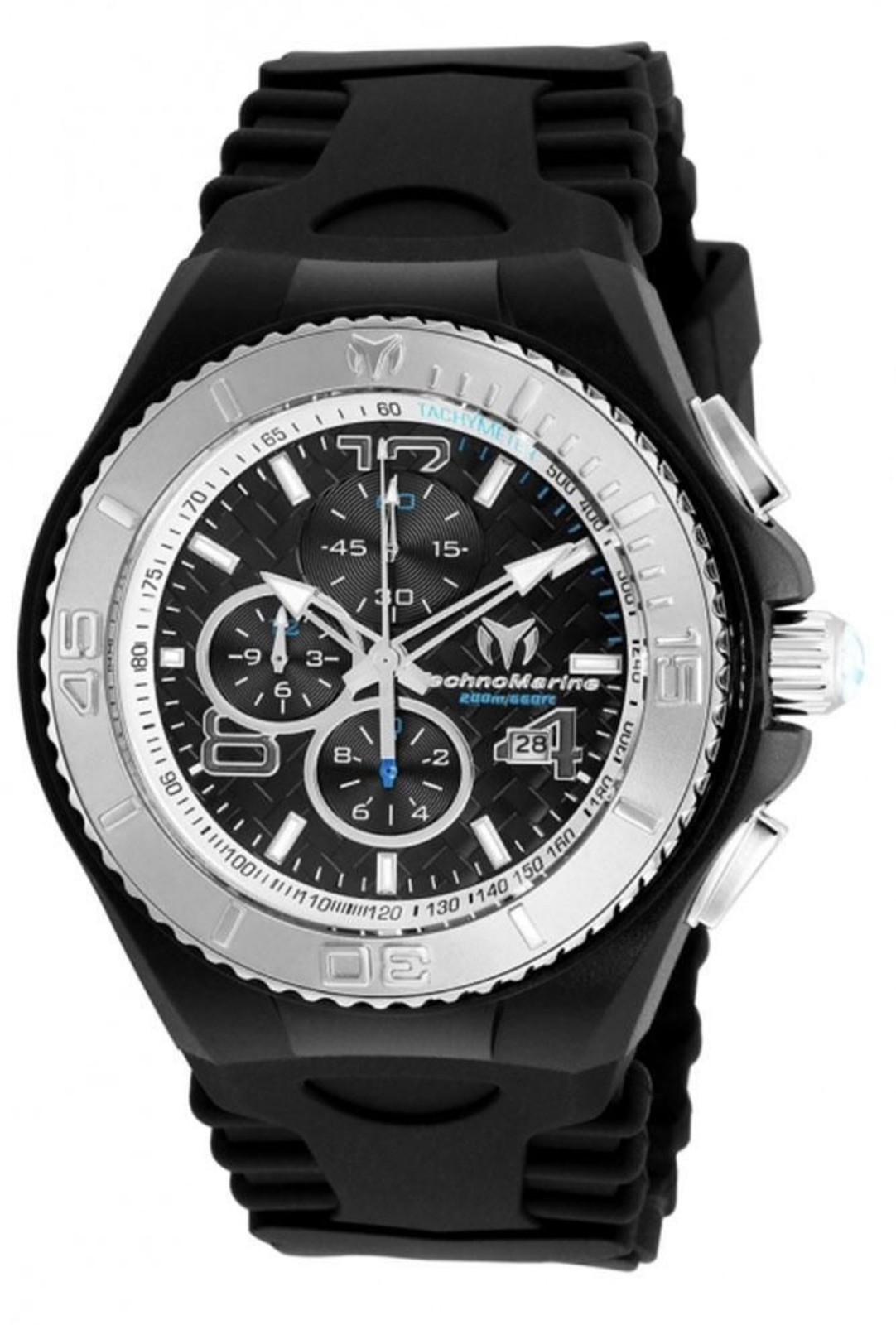 TechnoMarine Cruise JellyFish Black Watch – TM-115110..46mm , RSP $349