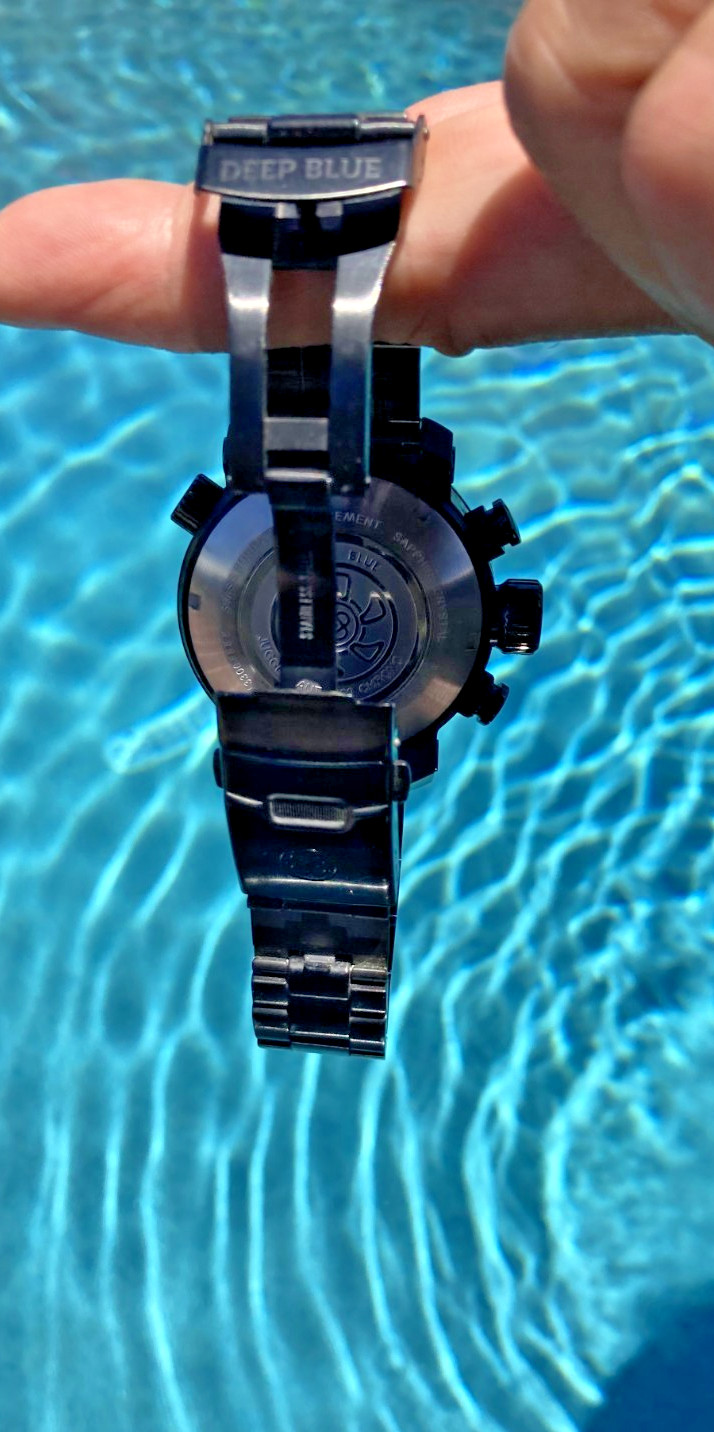 Deep Blue Juggernaut 1000 chronograph watch