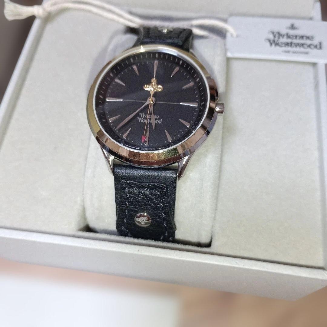 Vivienne Westwood Watch Black Gold Orb