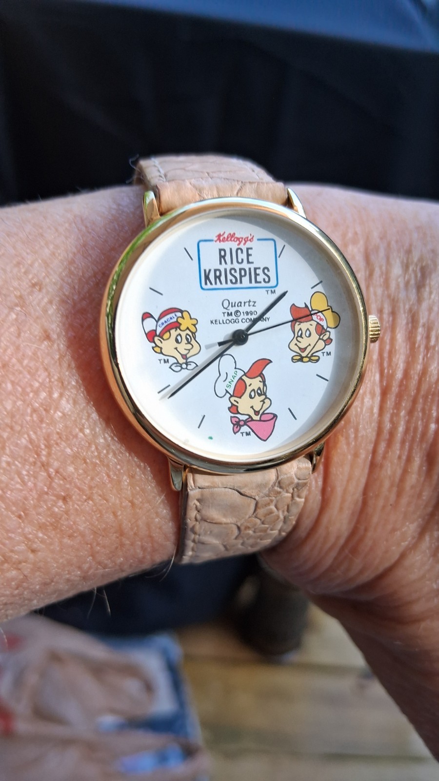 «Rice Krispies» SNAP ,CRACKLE AND POP CHARACTER WATCH 1990s Cearal Box