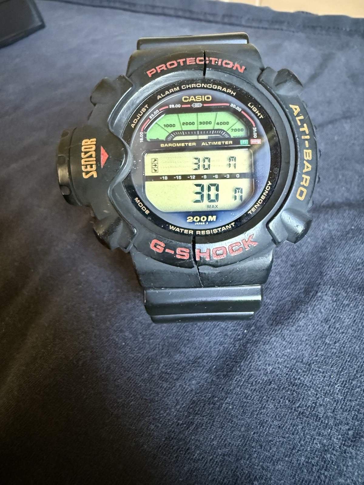 Vintage Casio DW-6500 ( 1160 ) “SKYFORCE” Altimeter/Barometer Watch