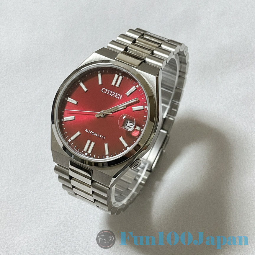 Citizen Tsuyosa Collection NJ0150-56W SS Automatic Red Men’s Wristwatch