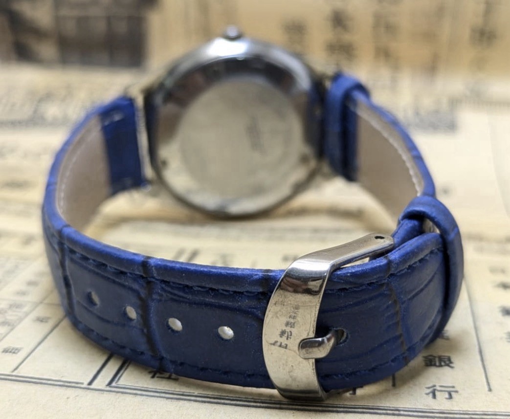 Vintage Seiko 5 Automatic 21 Jewels 6309 Men’s Wrist Watch Japan Made Blue Dial