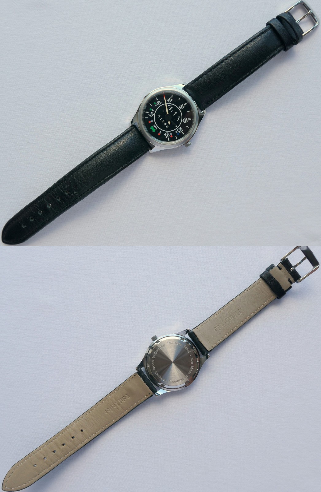 Volkswagen VW 1968 Beetle Bug Kafer Classic Speedometer Car Accessory Watch