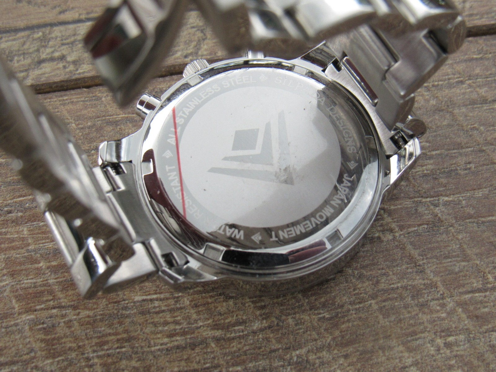 NEW SILPADA Stainless Steel Silver CZ Baguettes Finishing Touch Watch T2956 2956