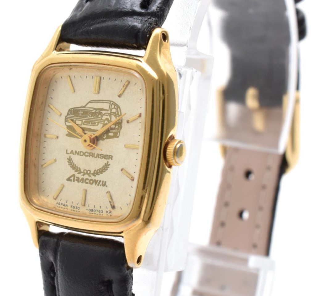 CITIZEN 5930-344804 Land Cruiser Collaboration Gold Dial Women’s Watch From JPN