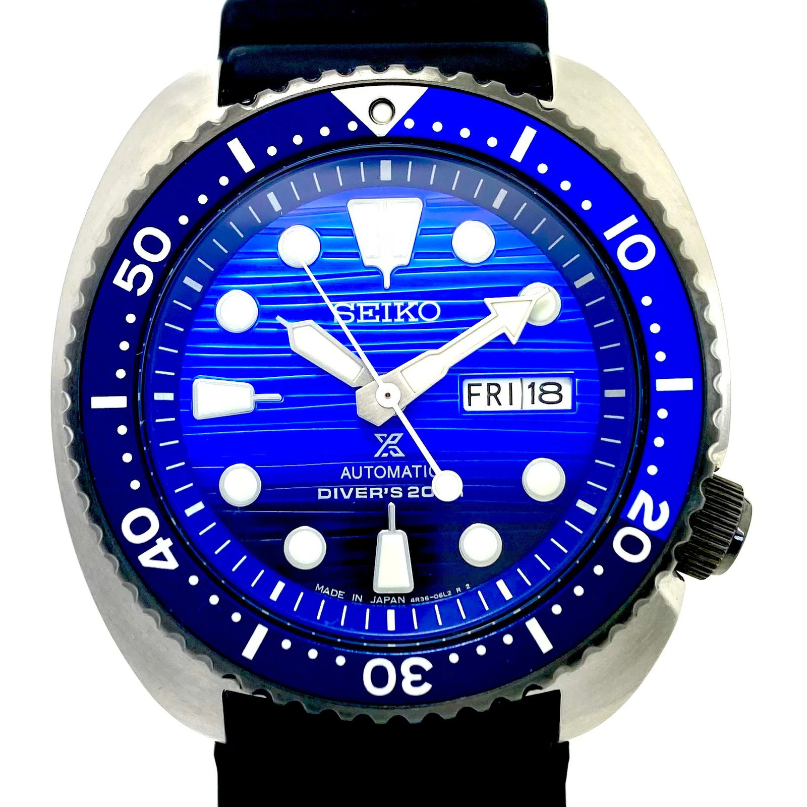 Seiko Prospex SRPC91 Automatic Dive Watch Blue Gradient 200m Used