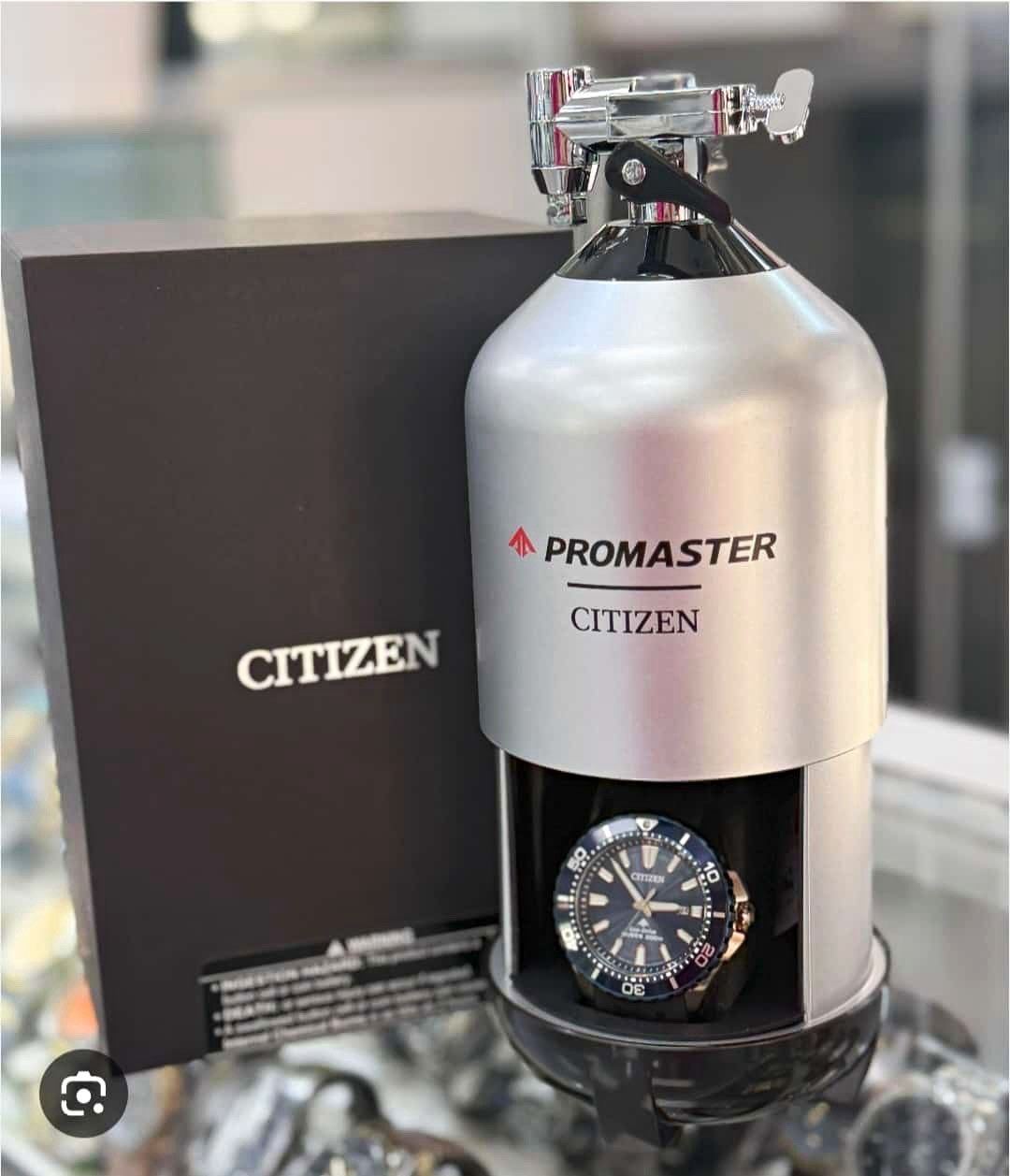 Citizen Promaster Automatic Diver 200m Black Dial Steel Bracelet 41mm Box