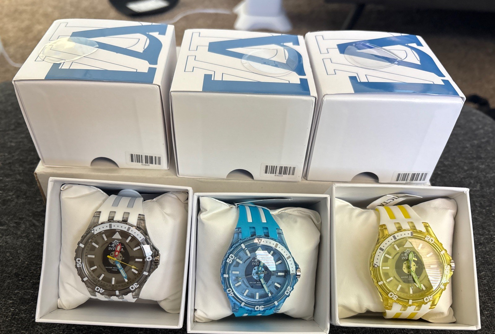 Invicta Subaqua Watch Lot Of 3 69448 69449 69451