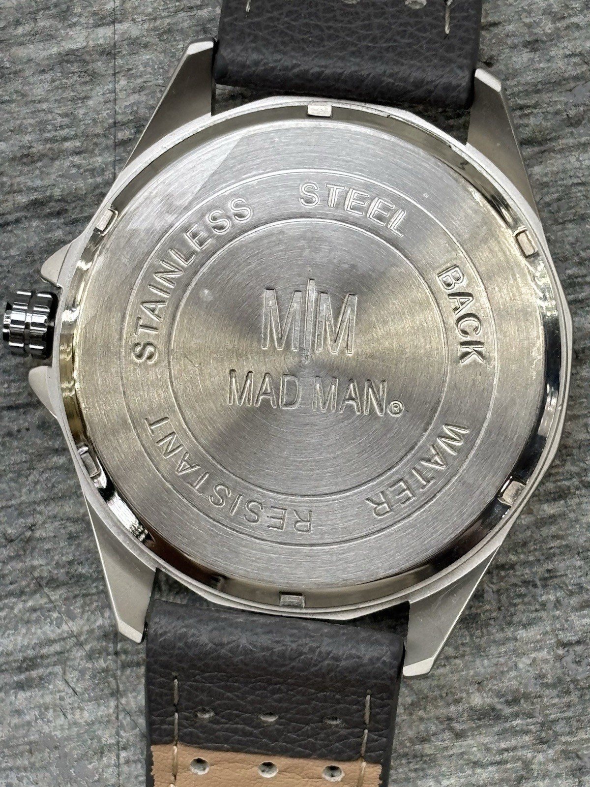 NWT Mad Man M/M Quartz 6083 Athens Traveler Watch SL28 31978 43mm W/Box