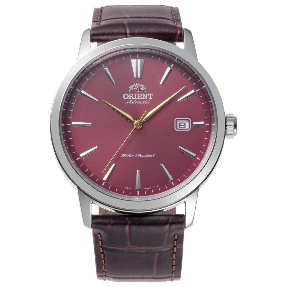 Orient Men’s Symphony III Red Dial Automatic 42mm Watch RA-AC0F15R