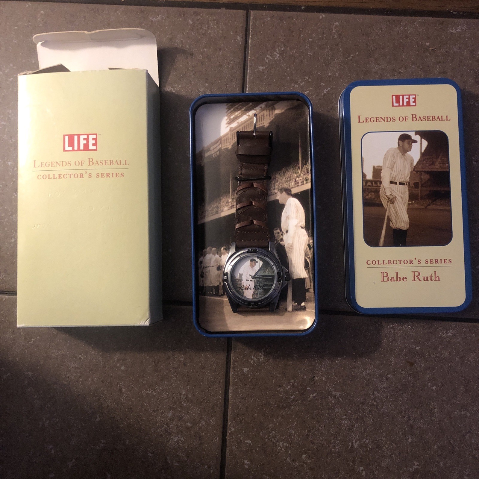 Men’s Baseball Legend Watch – Collector’s Edition – Babe Ruth – Life Magazine