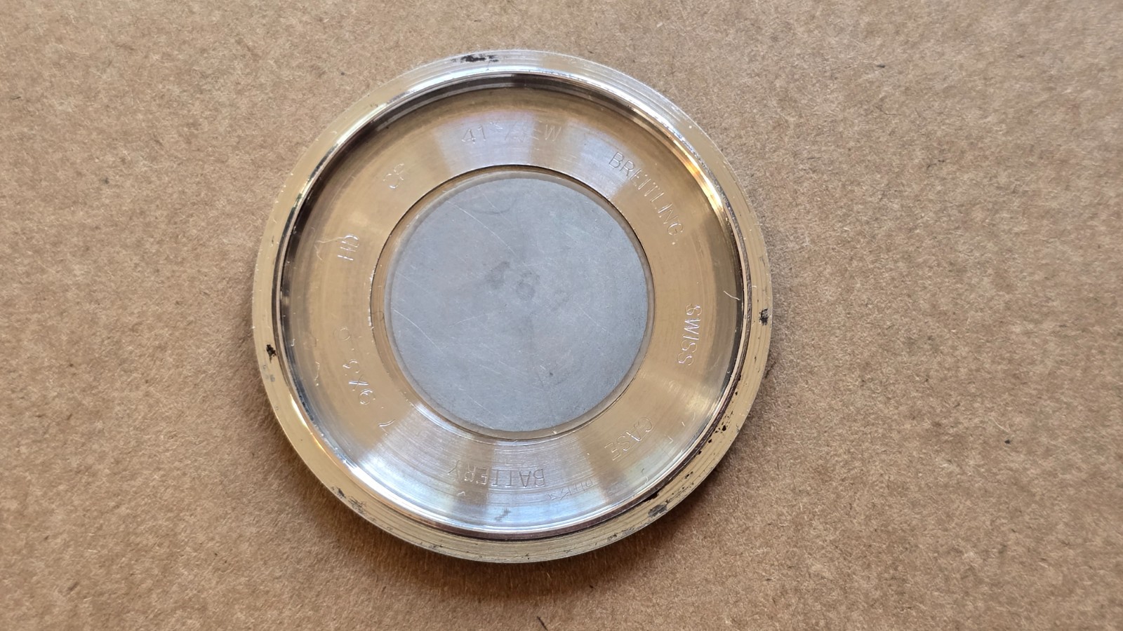 Ultra Rare Breitling Jupiter 3300 Case Back & Seal – Spares!