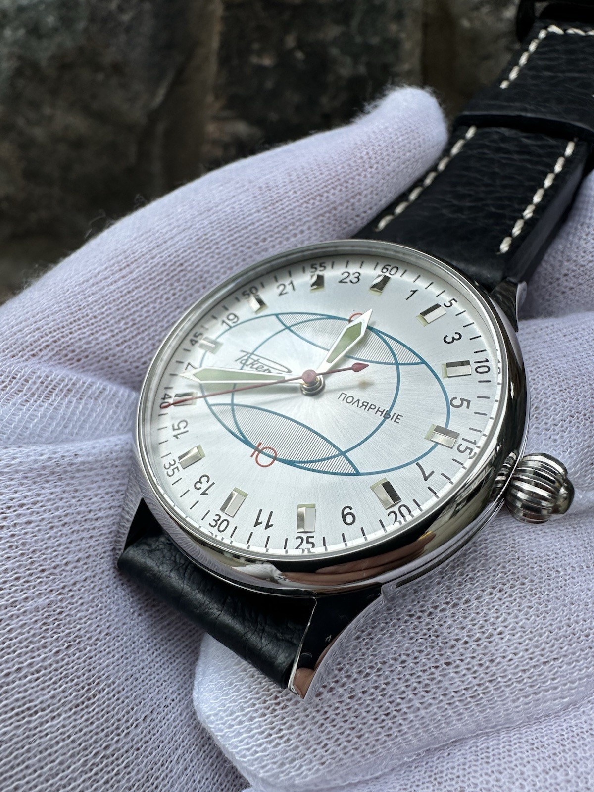 Mechanical Watch Raketa Polar Day Night 24 hours 2623. H
