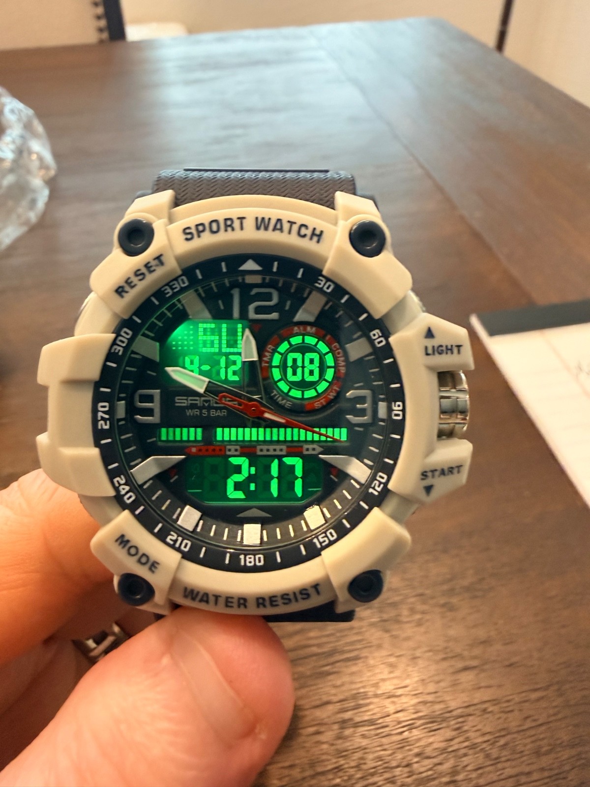 NEW SANDA Mens Sport Watch Navy