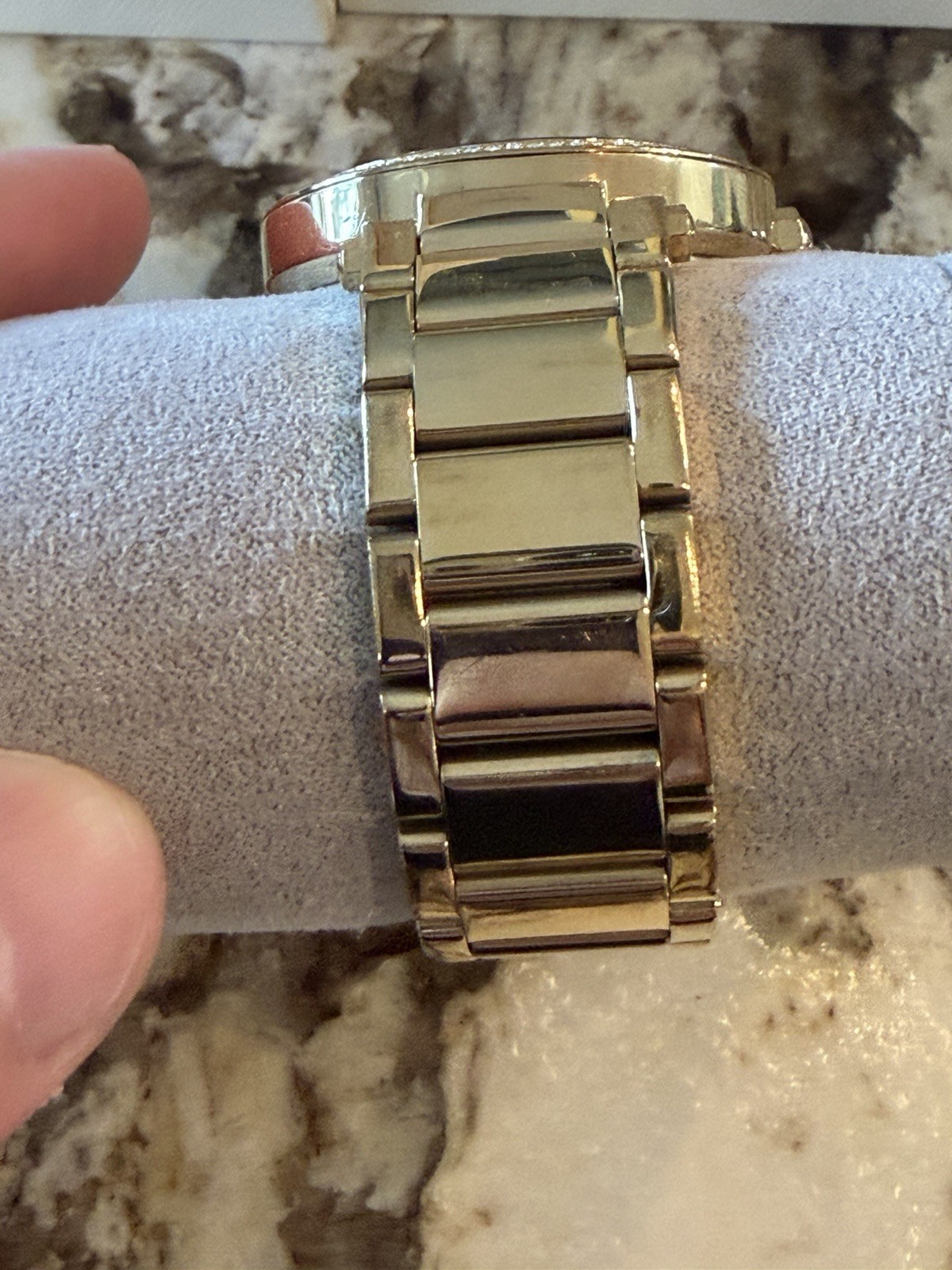 Michael Kors Parker MK5784 Wrist Watch for Women Gold Watch Bejeweled Face
