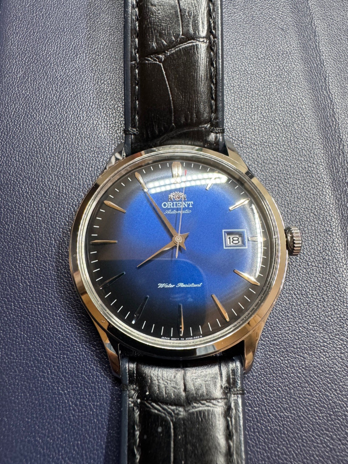 Orient Bambino Version 4 Classic Automatic Blue Dial FAC08004D0 Men’s Watch