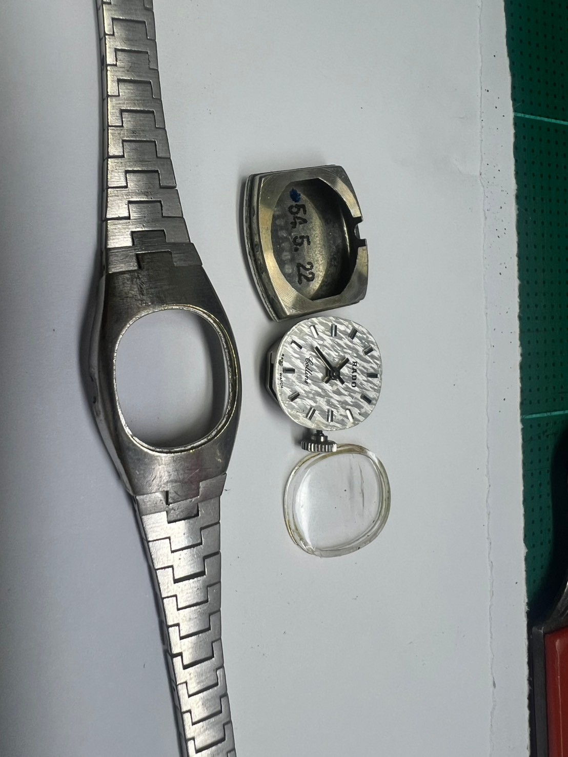 Rado lady watch cal 309 manual winding sell as running part 17.5 mm