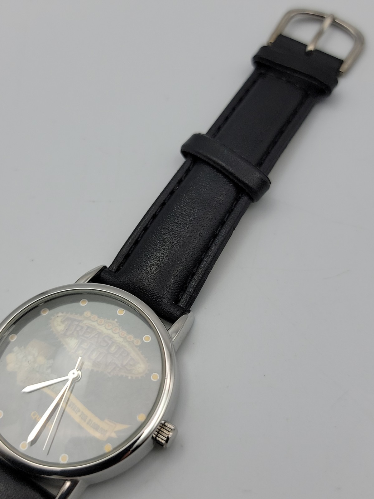 Las Vegas Teasure Hunt Men Watch 35mm Black Straps 5.75″-7.5″, Runs