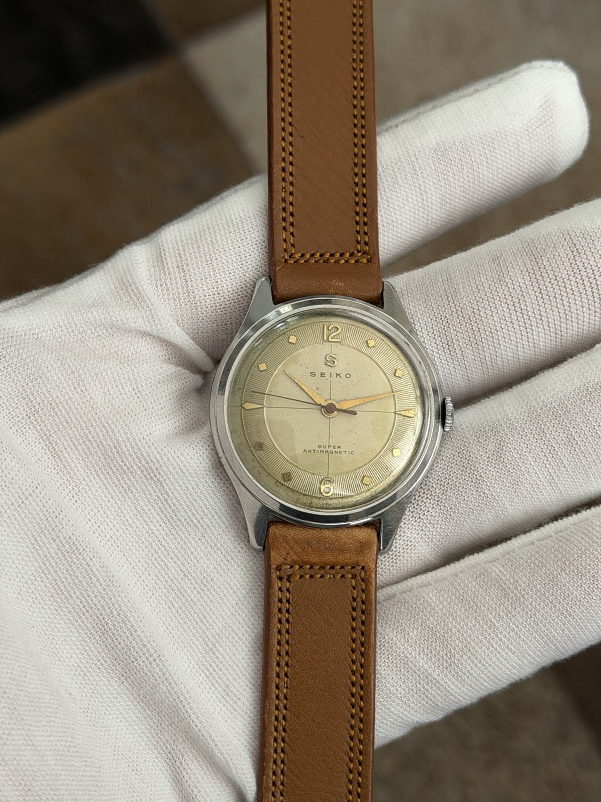 Rare Vintage Seiko Super 1760 Men’s Manual Classic Dress Watch JDM 1950s