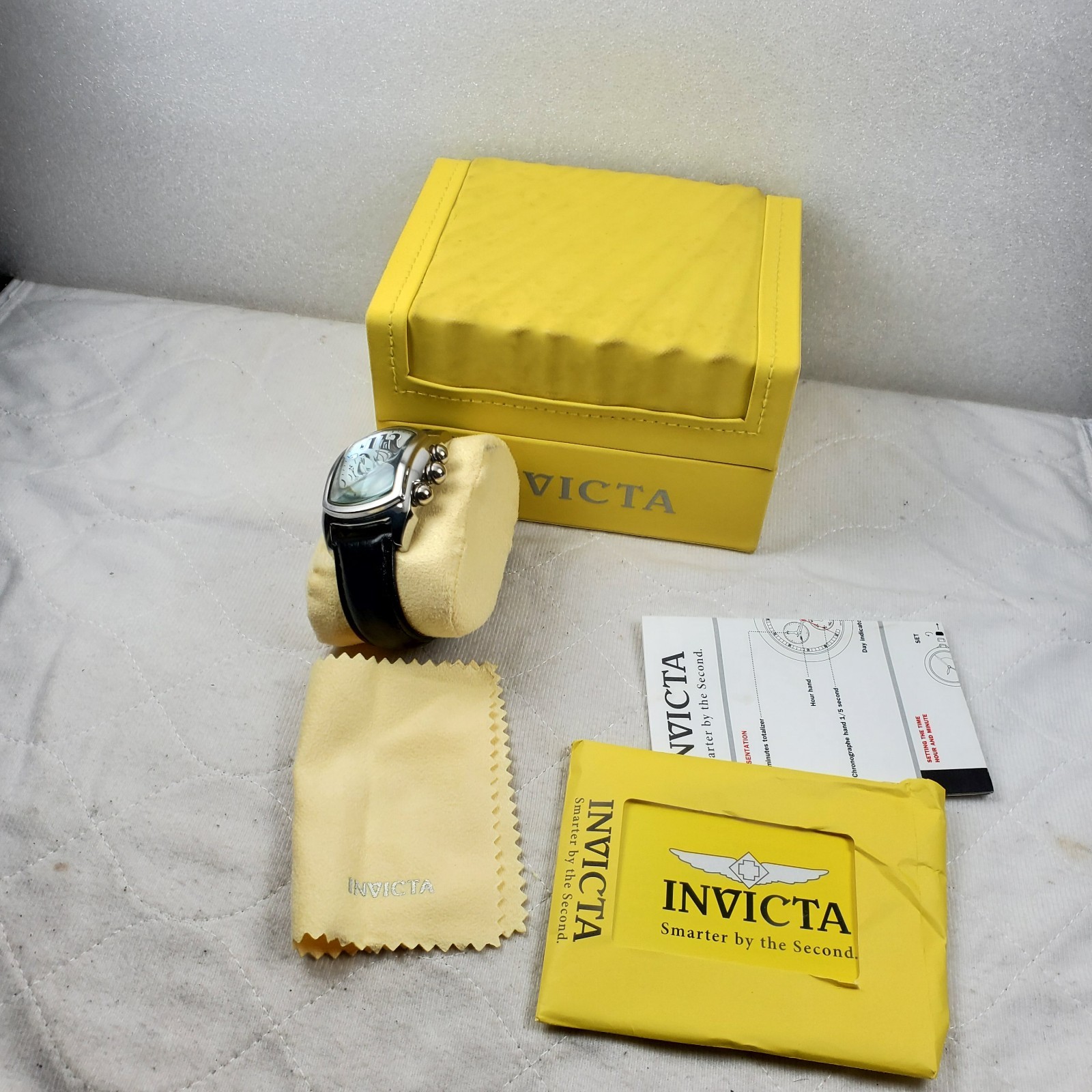 INVICTA LUPAH CHRONOGRAP 4392 SWISS MOV’T SAPPHIRE MOP MEN’S WATCH