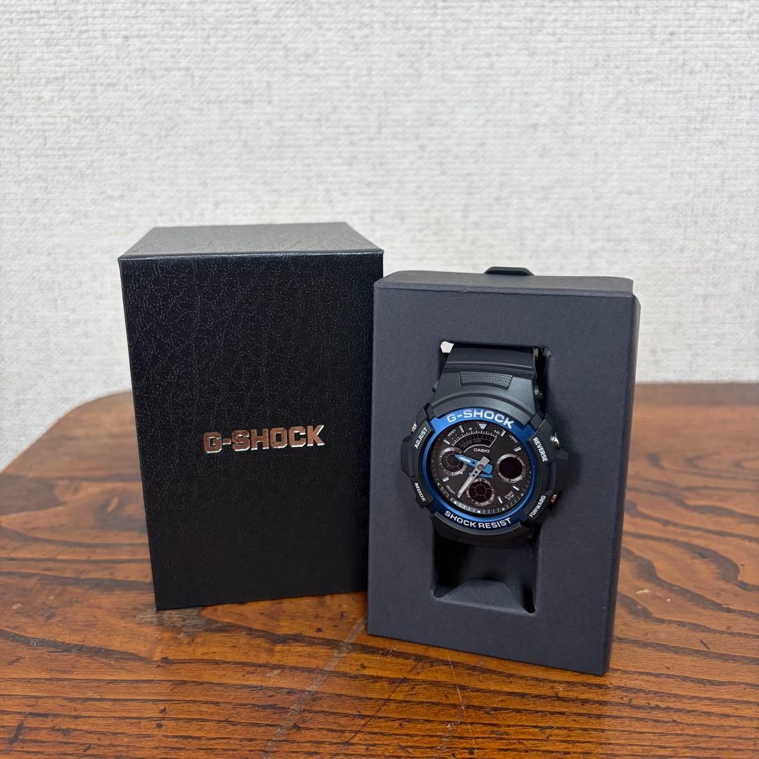 G-SHOCK AW-591-2AJF Analog-Digital Blue Metal