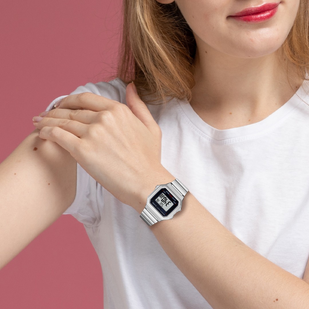Kenneth Scott Women’s Digital Watch | Black Dial, 43mm, 50 m (5 ATM)