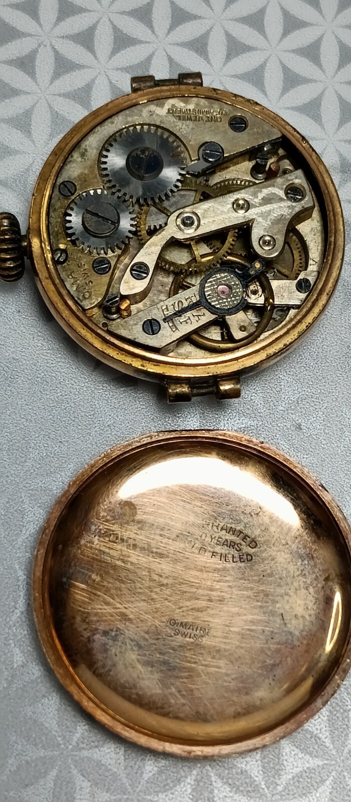 O.Maire Swiss Vintage Women’s Watch Mechanical 1 J. Movement 28 mm Working P/R