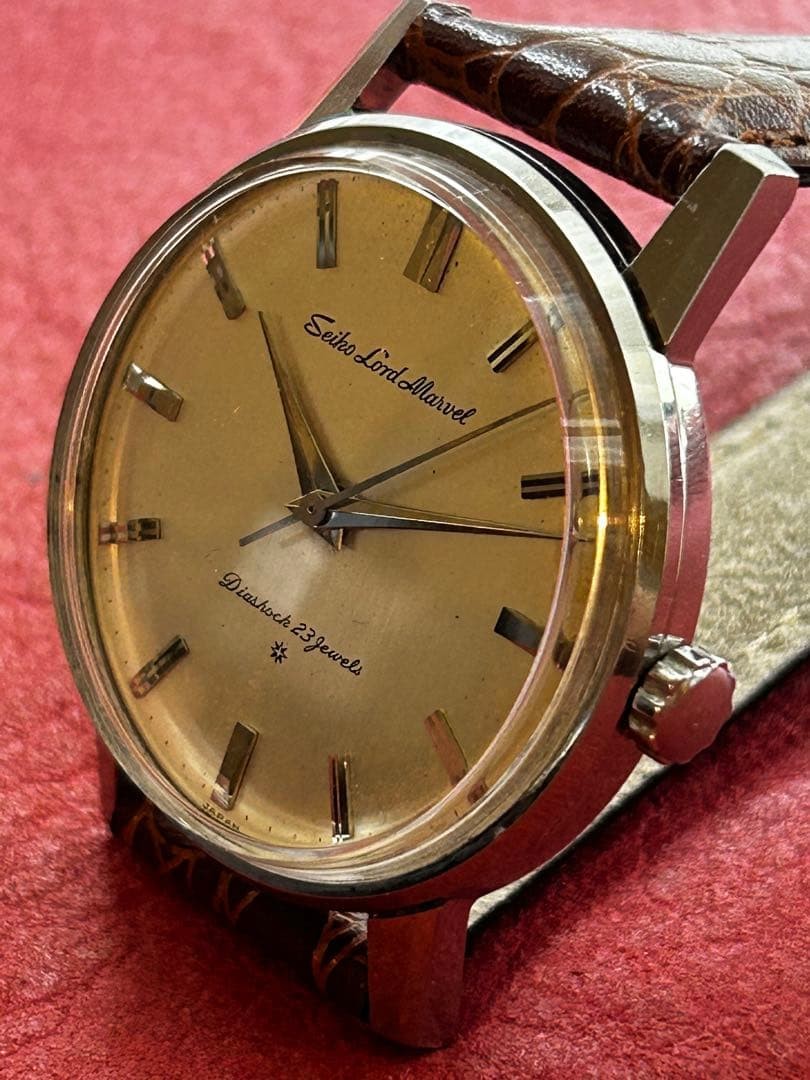 Seiko Lord Marvel 23 Jewels SD Dial Working SS Case