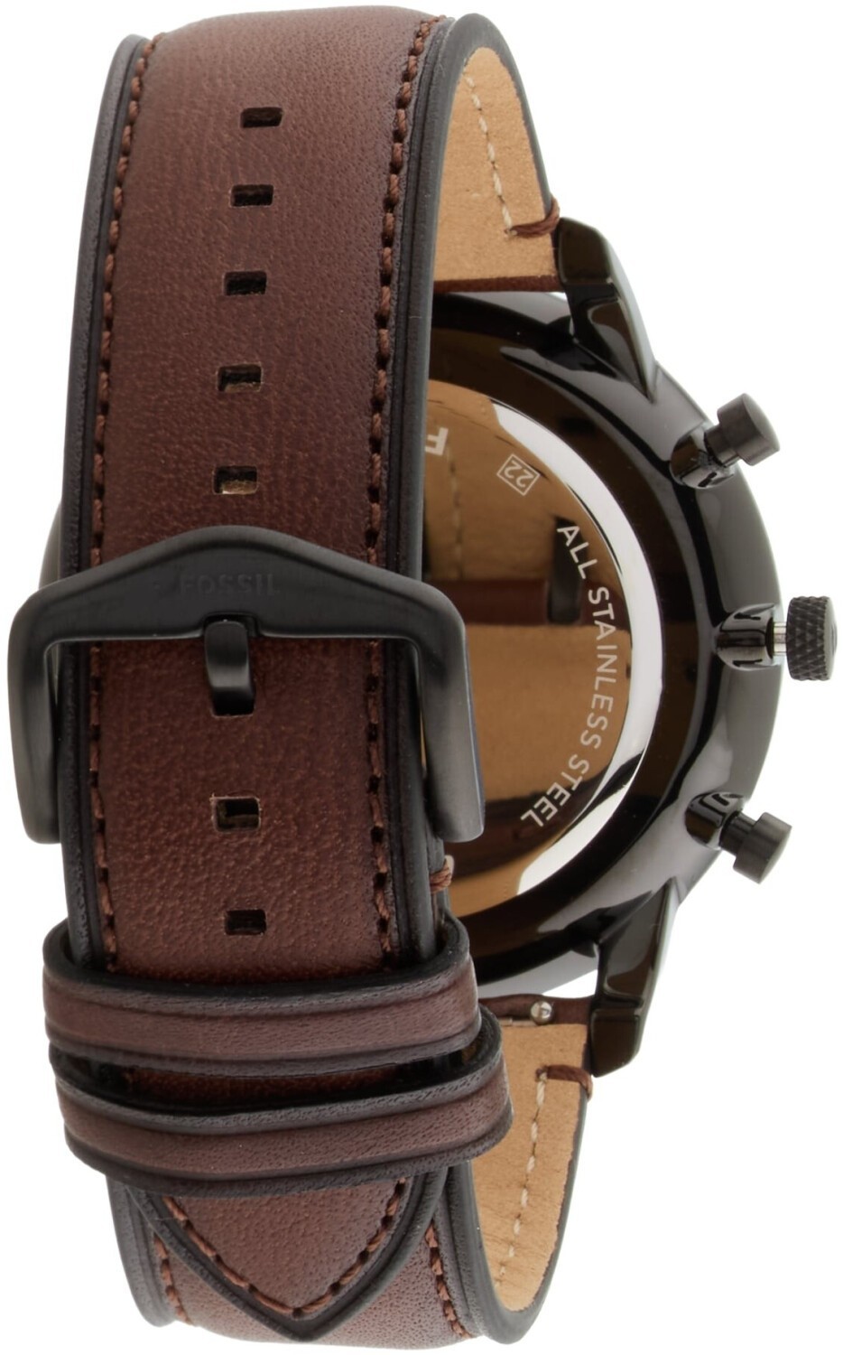 Fossil Men’s Neutra Quartz Dark Brown Dial Watch – FS6163 NEW