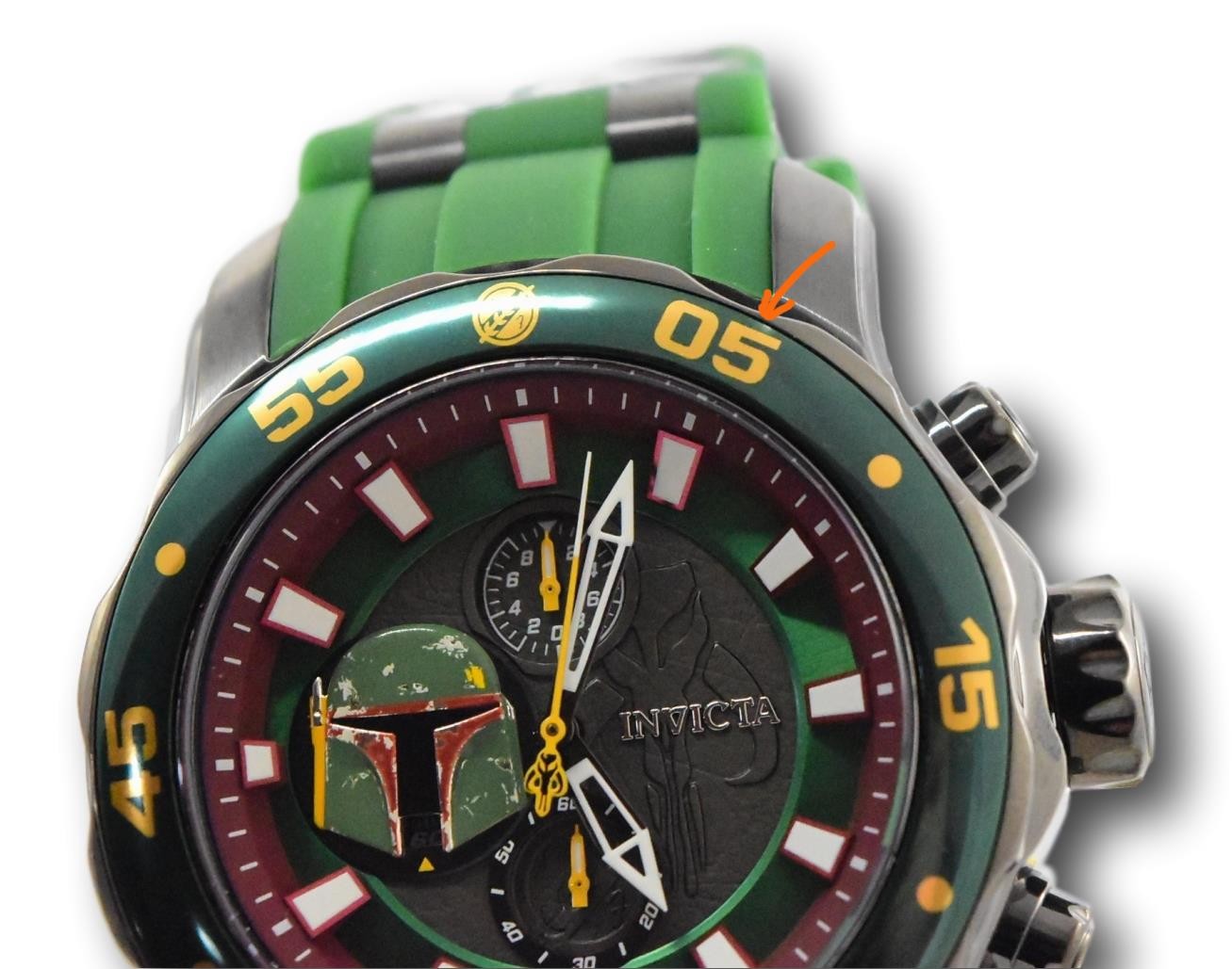 Invicta Star Wars Men’s 48mm Green Boba Fett Limited Ed Chronograph Watch 32527