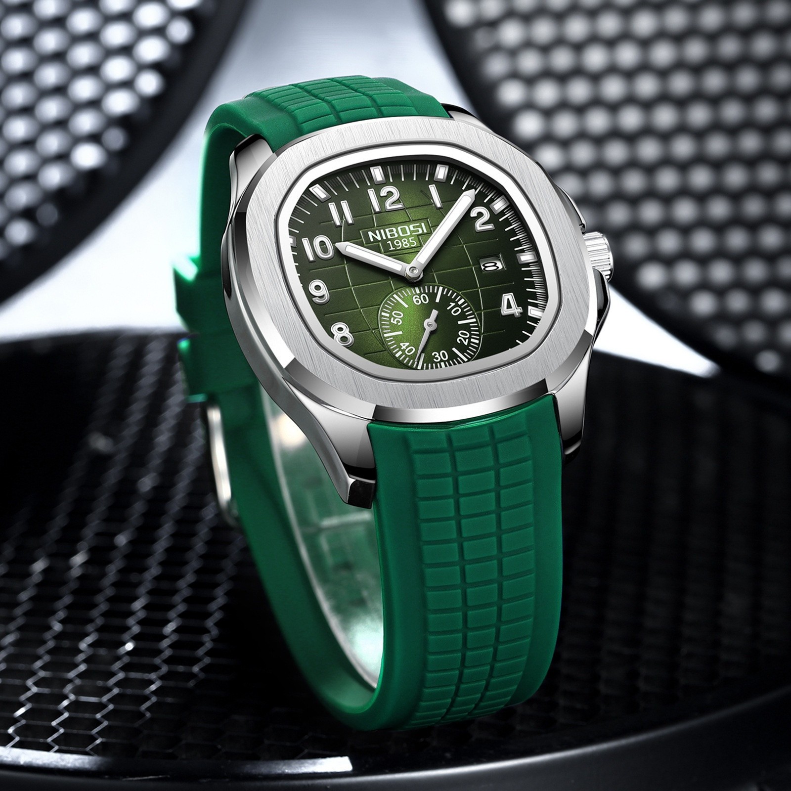 NIBOSI Men’s Sport Quartz Watch Luminous Waterproof Date Wristwatch