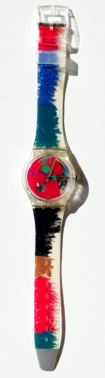 SWATCH ‘Color Scribbler’ GK249 1996 by Artist Kveta Pacovská with New Battery