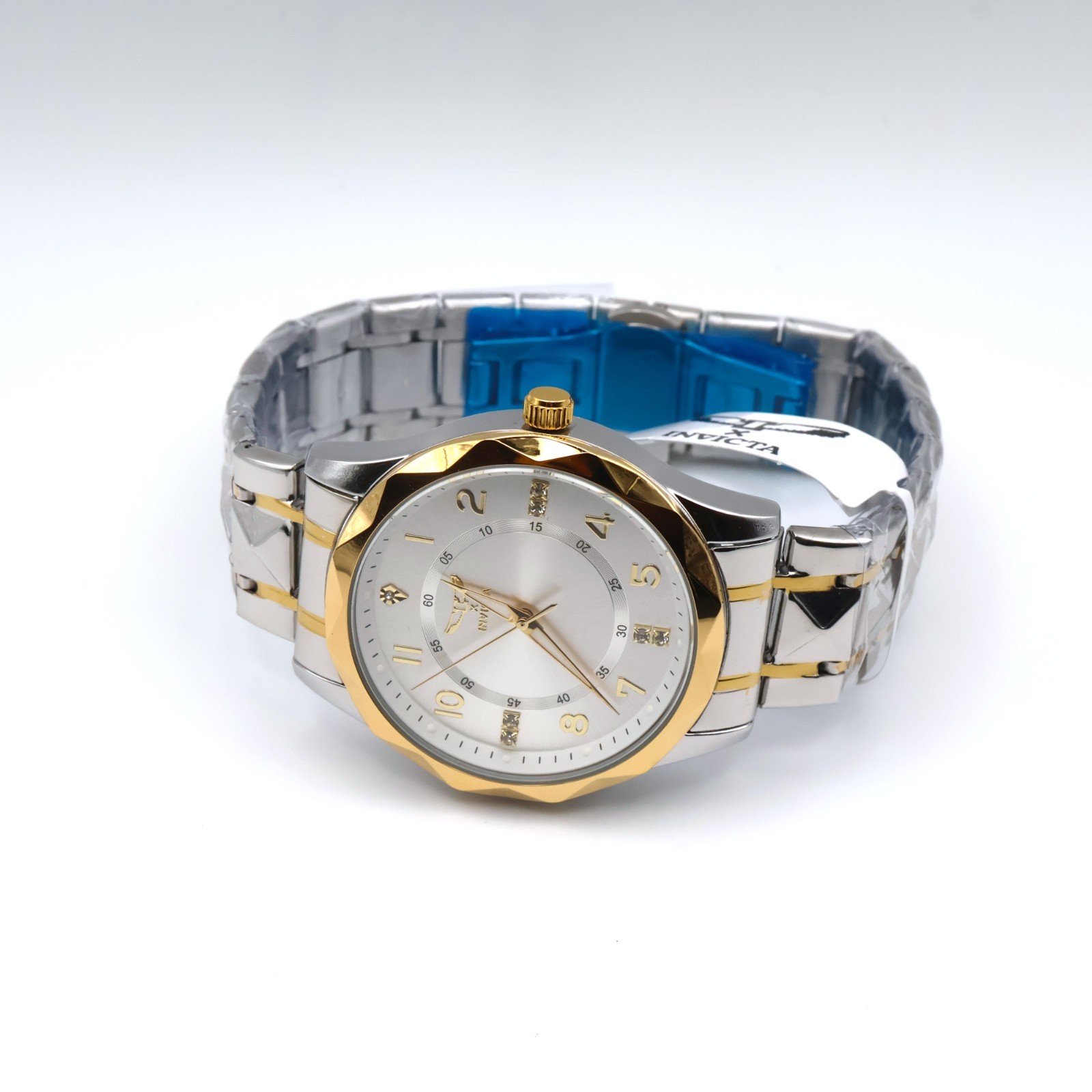 Invicta Specialty I by Invicta Watch 41mm, Gold, Steel (69023) White Dial