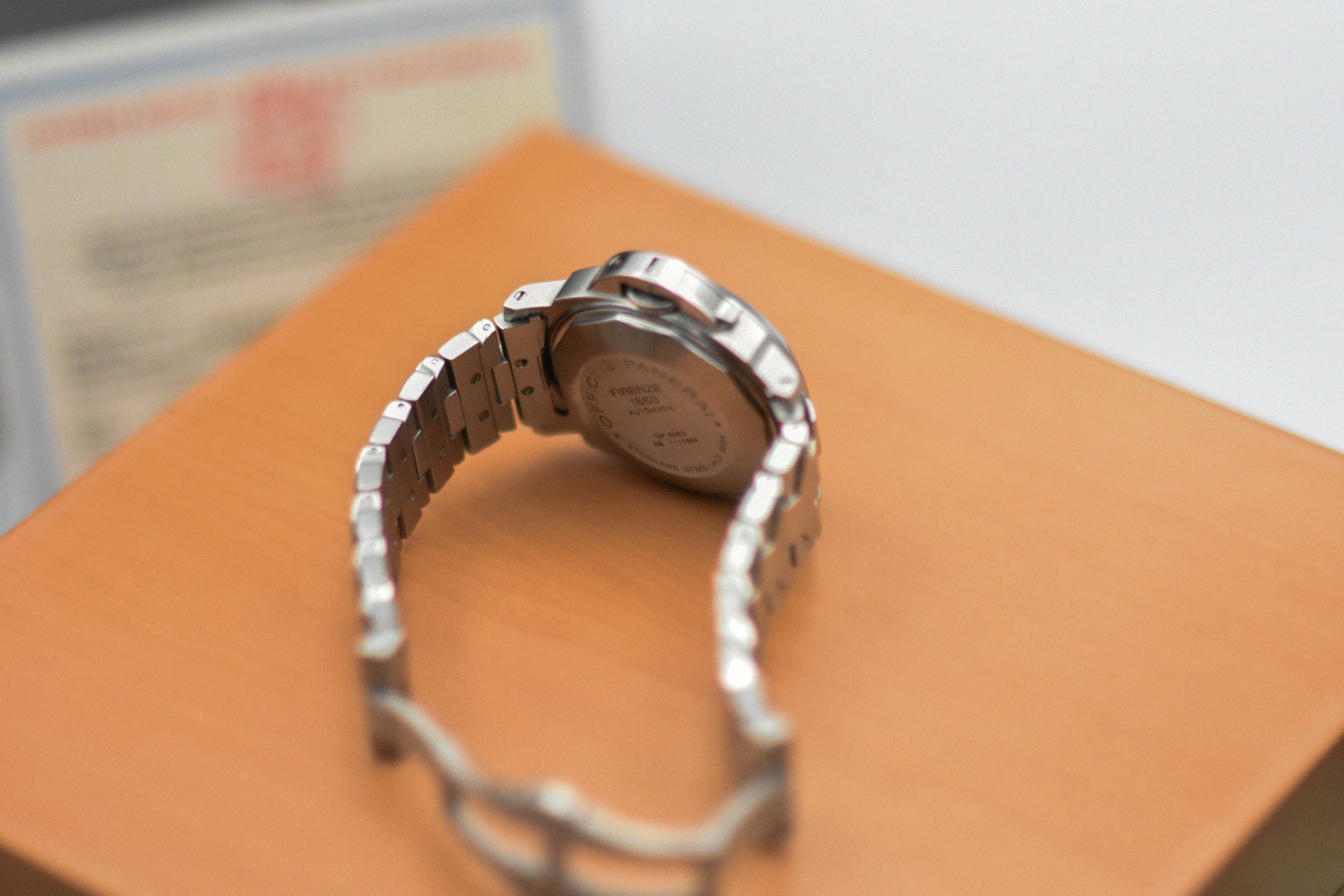 Panerai Luminor Marina White Men’s Watch – PAM00051 – Stainless Bracelet