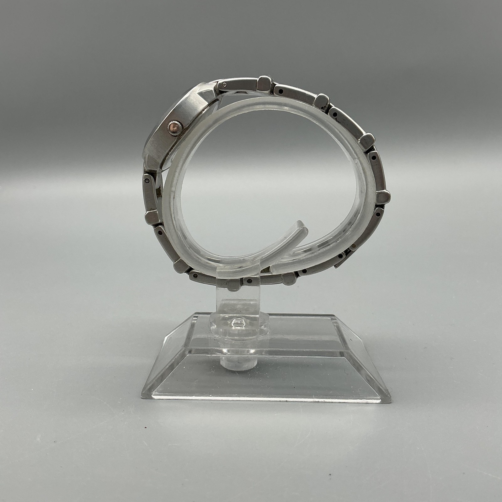 Fossil F2 Womens Watch 23mm Silver Dial Stainless Date ES-1006 New Battery 6″