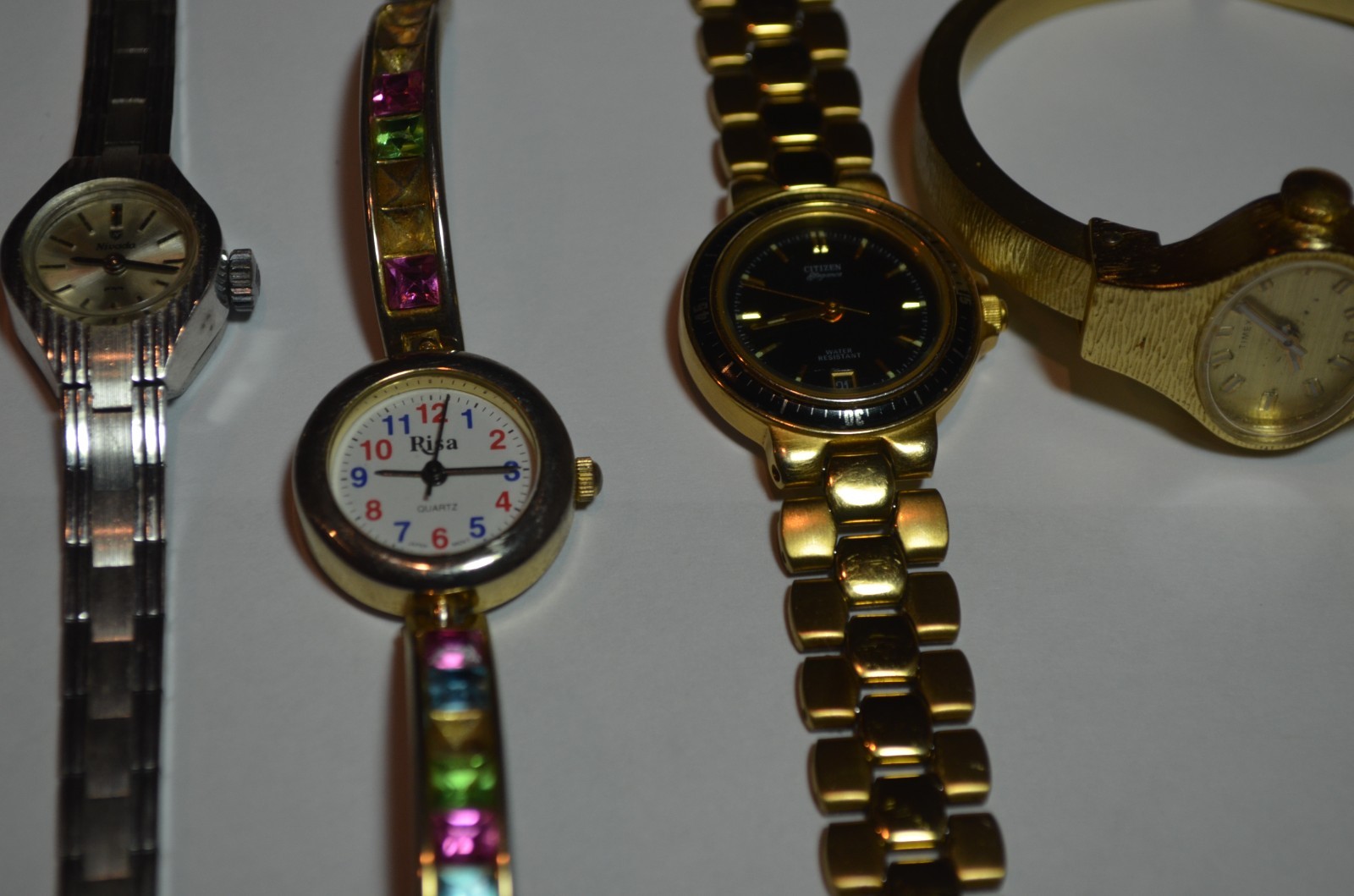Vtg Lot of 7 Variety of Women Manual Quartz Watches – Parts, Repair, See Details