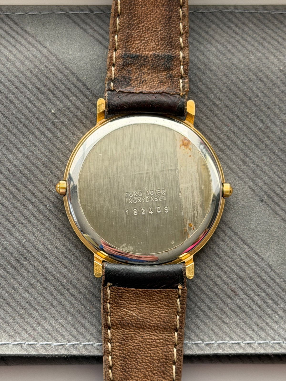 LOT of 2 Jean d’Eve Dual Time Watches Purchased in 1984 PRE-OWNED Gold Plated
